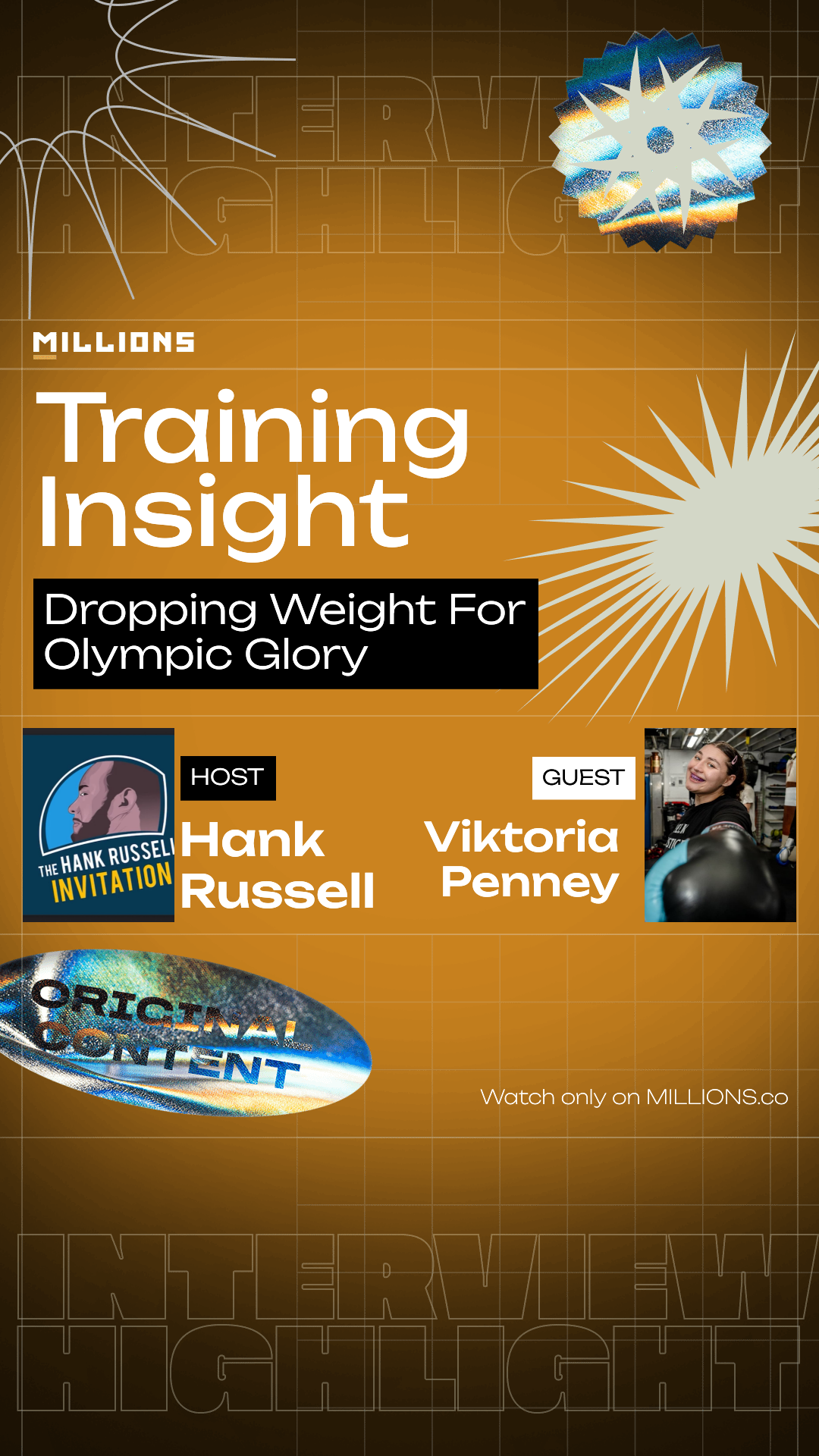 Dropping Weight For Olympic Glory on MILLIONS Dropping Weight For Olympic Glory