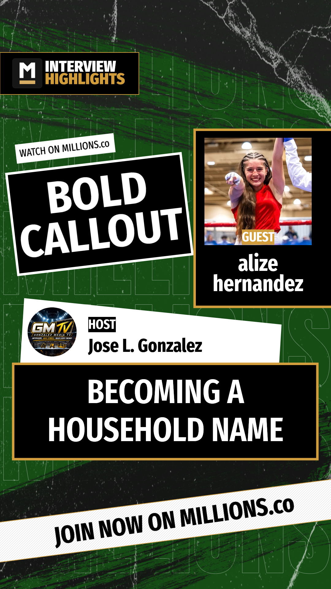 Becoming A Household Name on MILLIONS Becoming A Household Name