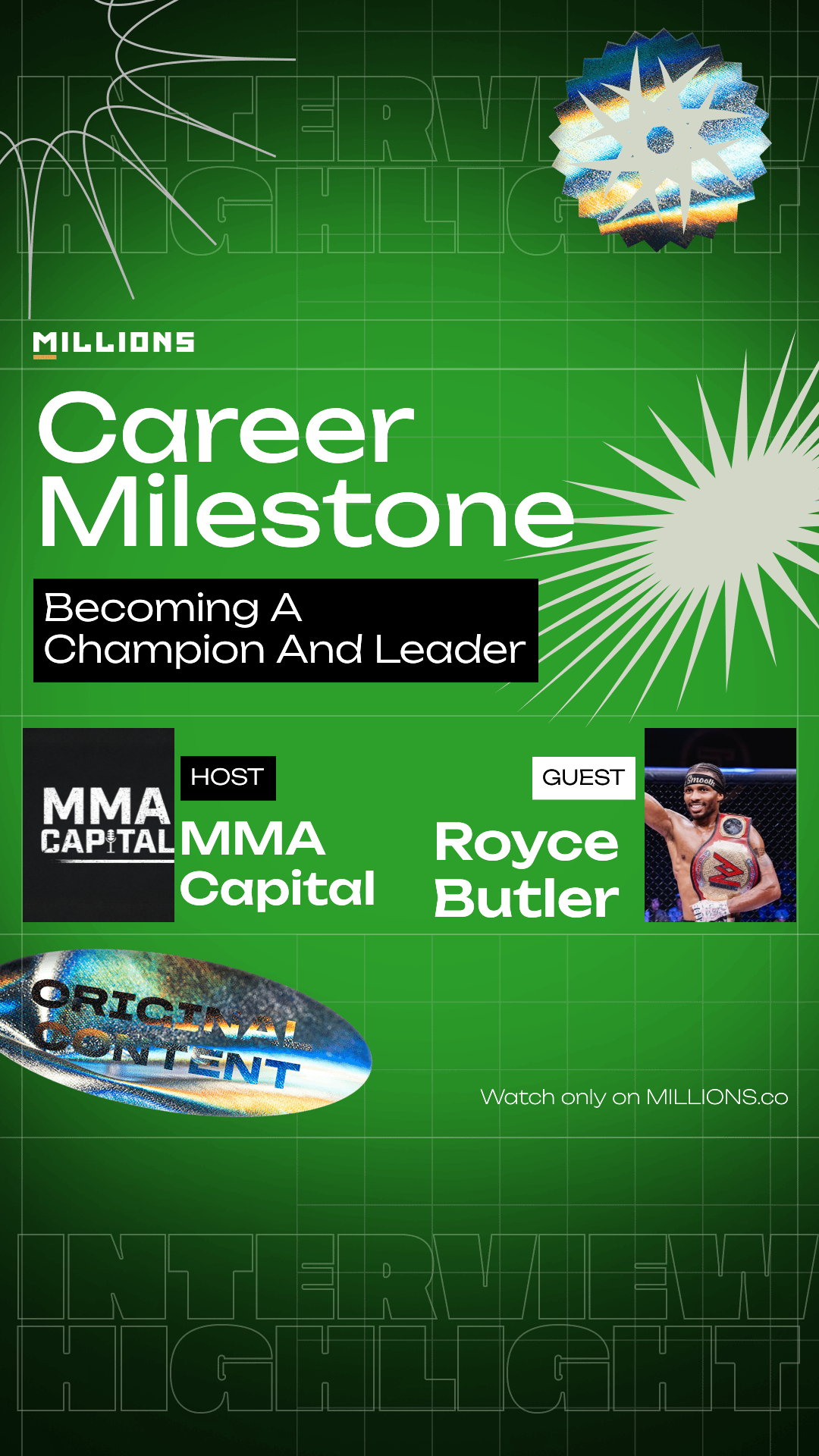 Becoming A Champion And Leader on MILLIONS Becoming A Champion And Leader