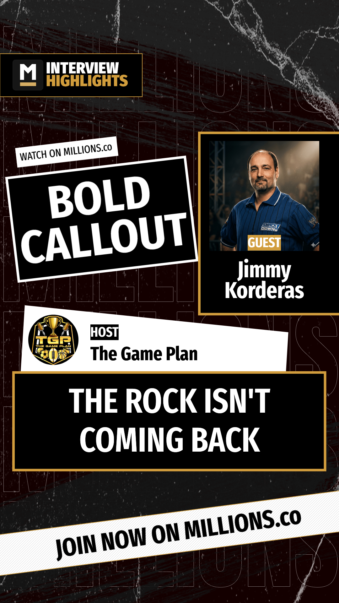 The Rock Isn't Coming Back