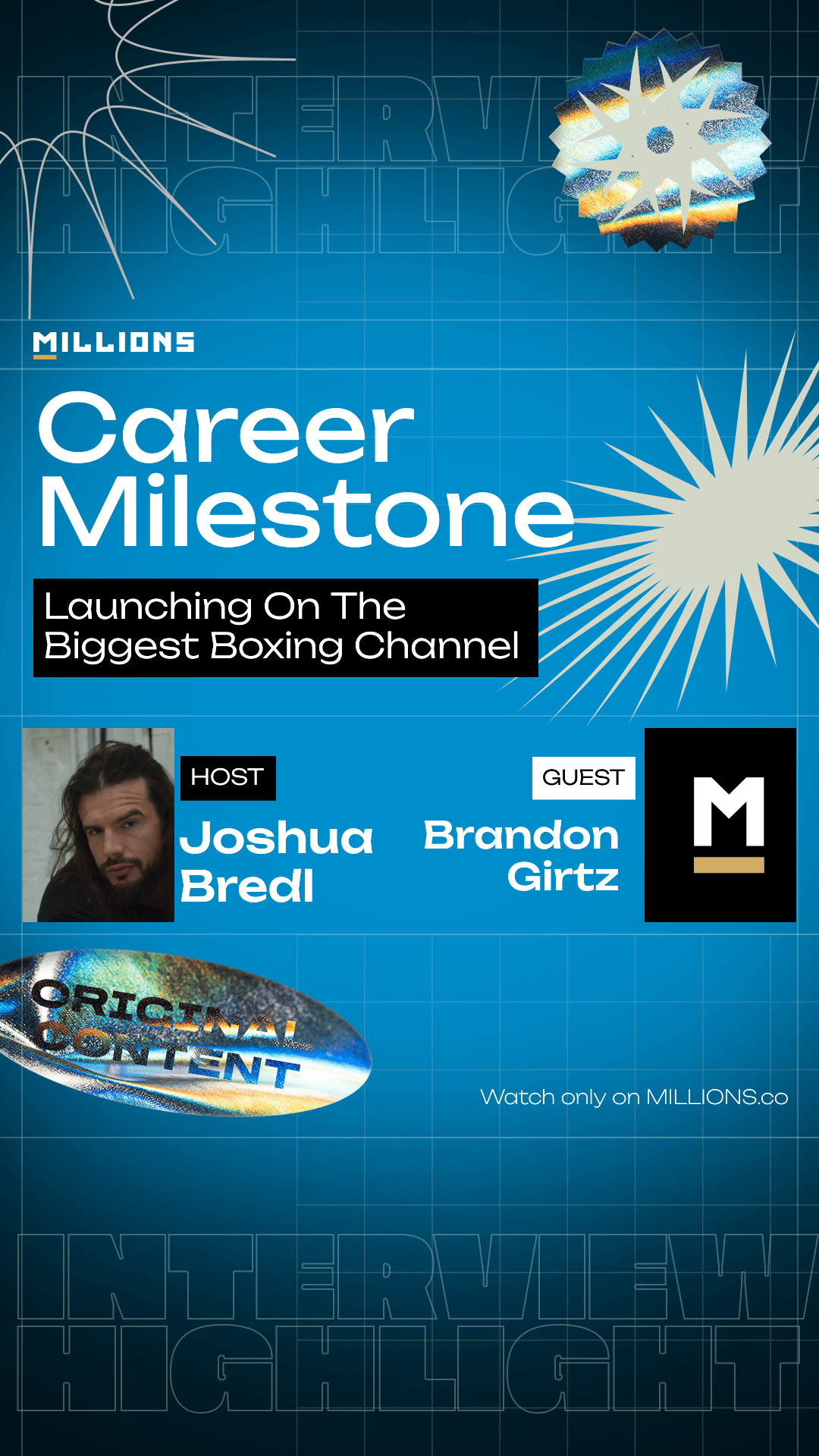 Launching On The Biggest Boxing Cha... on MILLIONS Launching On The Biggest Boxing Cha...
