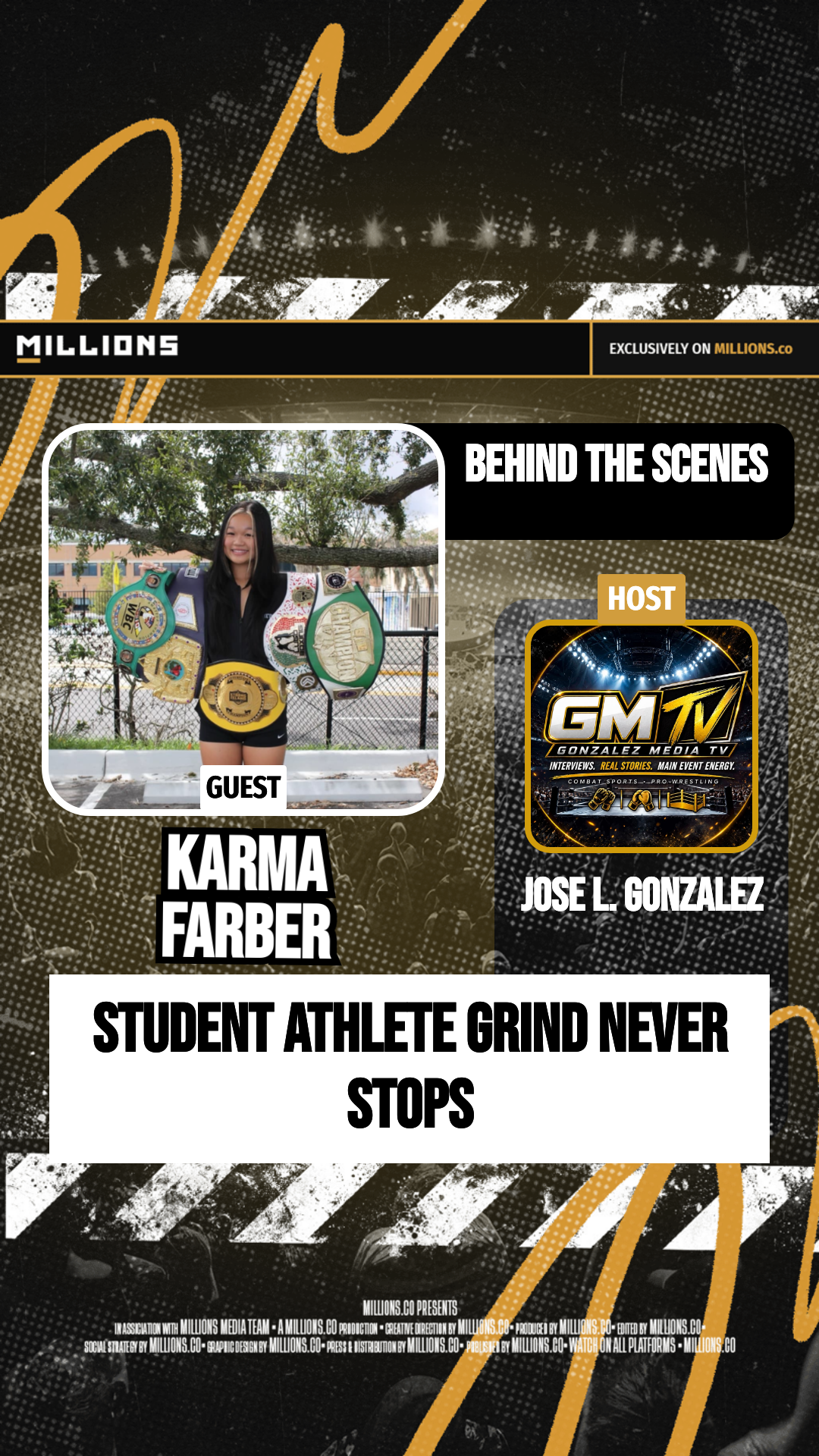Student Athlete Grind Never Stops on MILLIONS Student Athlete Grind Never Stops