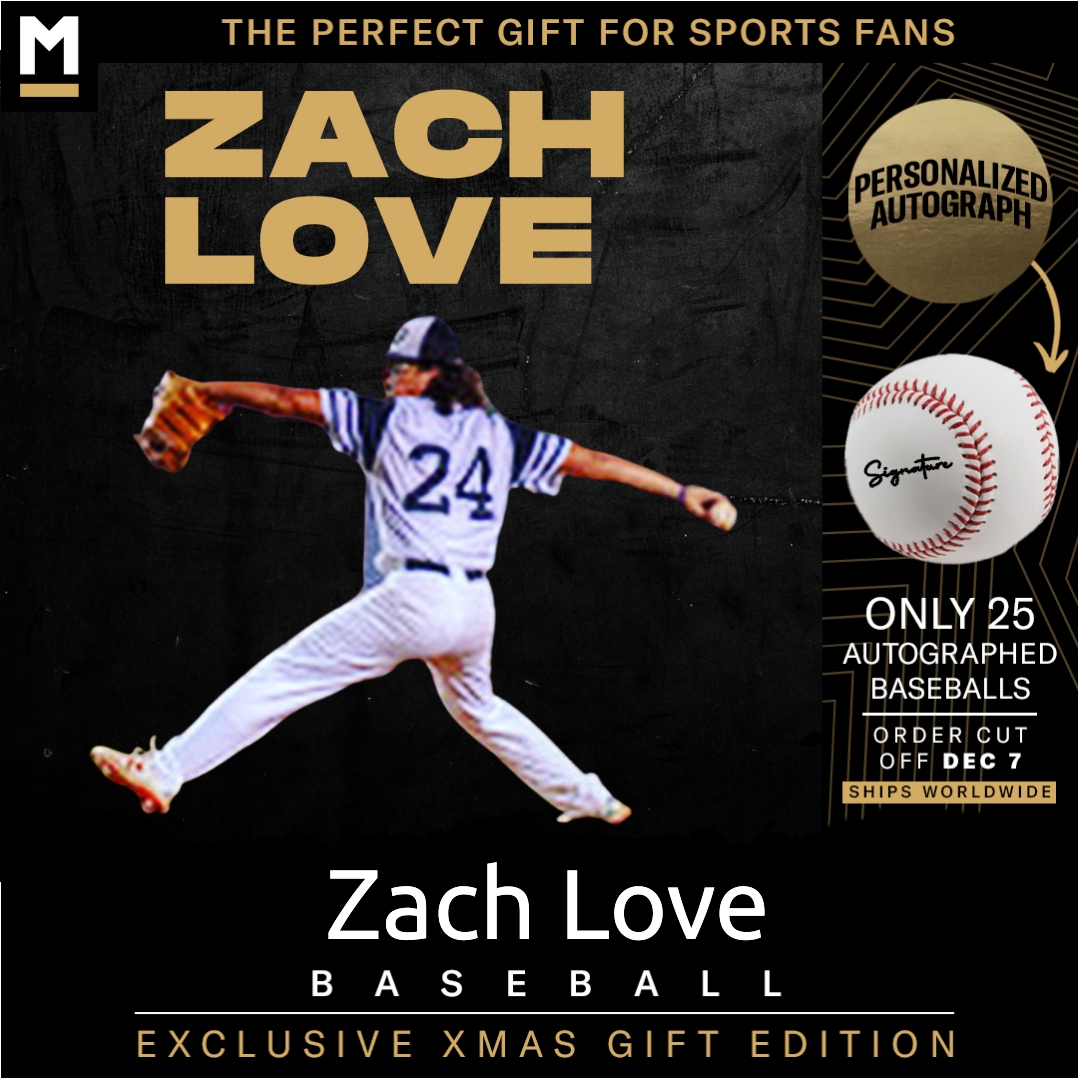 Zachary Love Autographed Baseball