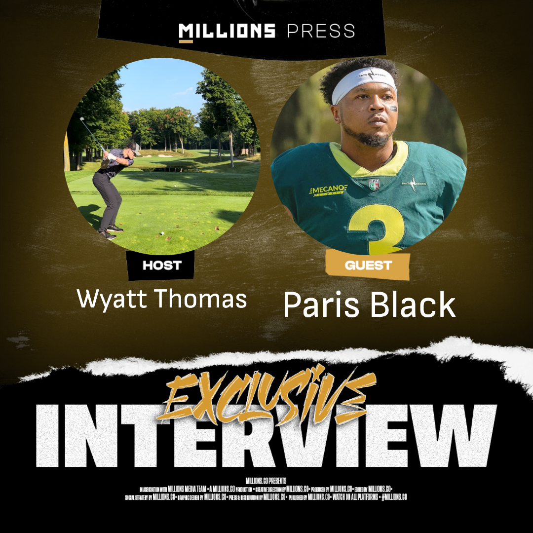 Interview with Paris Black on MILLIONS Interview with Paris Black