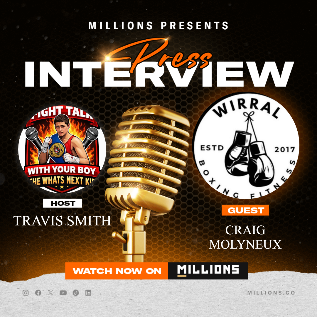 Interview with Craig Molyneux on MILLIONS Interview with Craig Molyneux