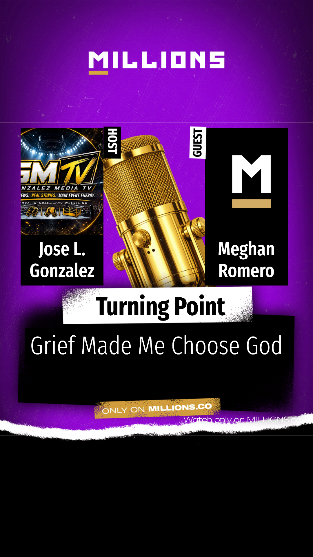 Grief Made Me Choose God on MILLIONS Grief Made Me Choose God