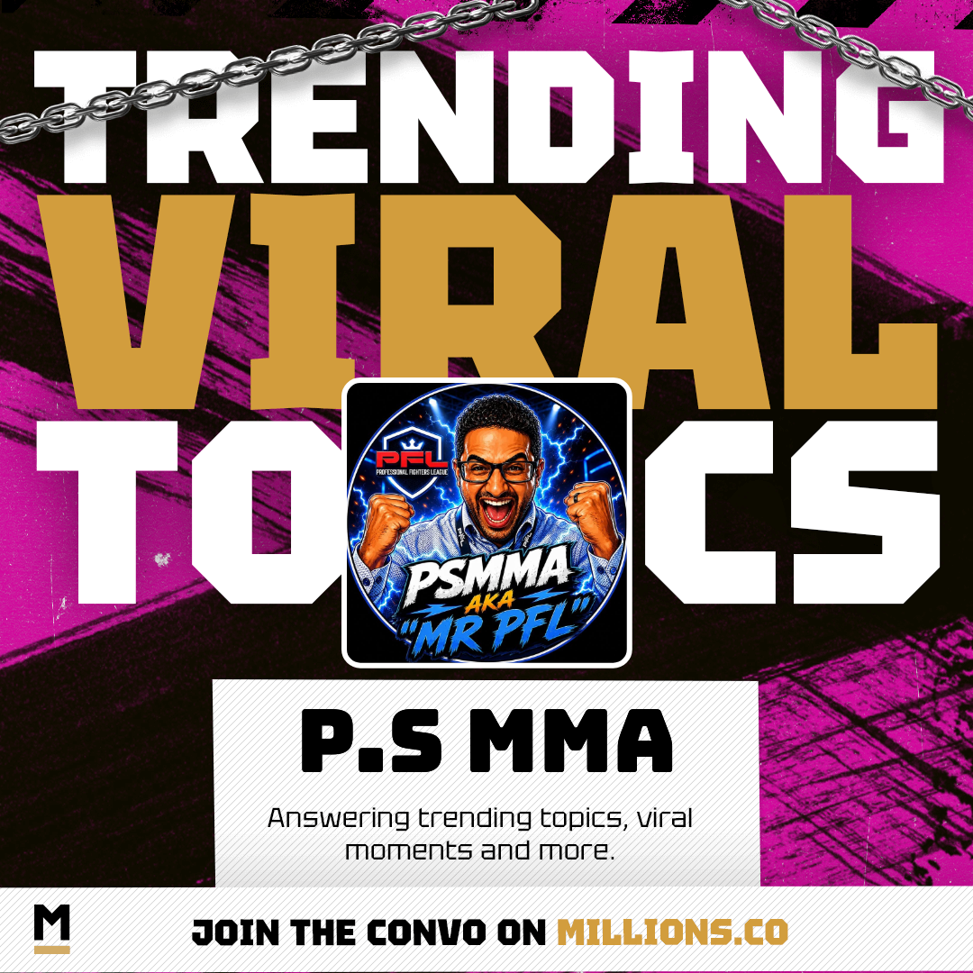 PS MMA Interview Now on MILLIONS PS MMA Interview Now