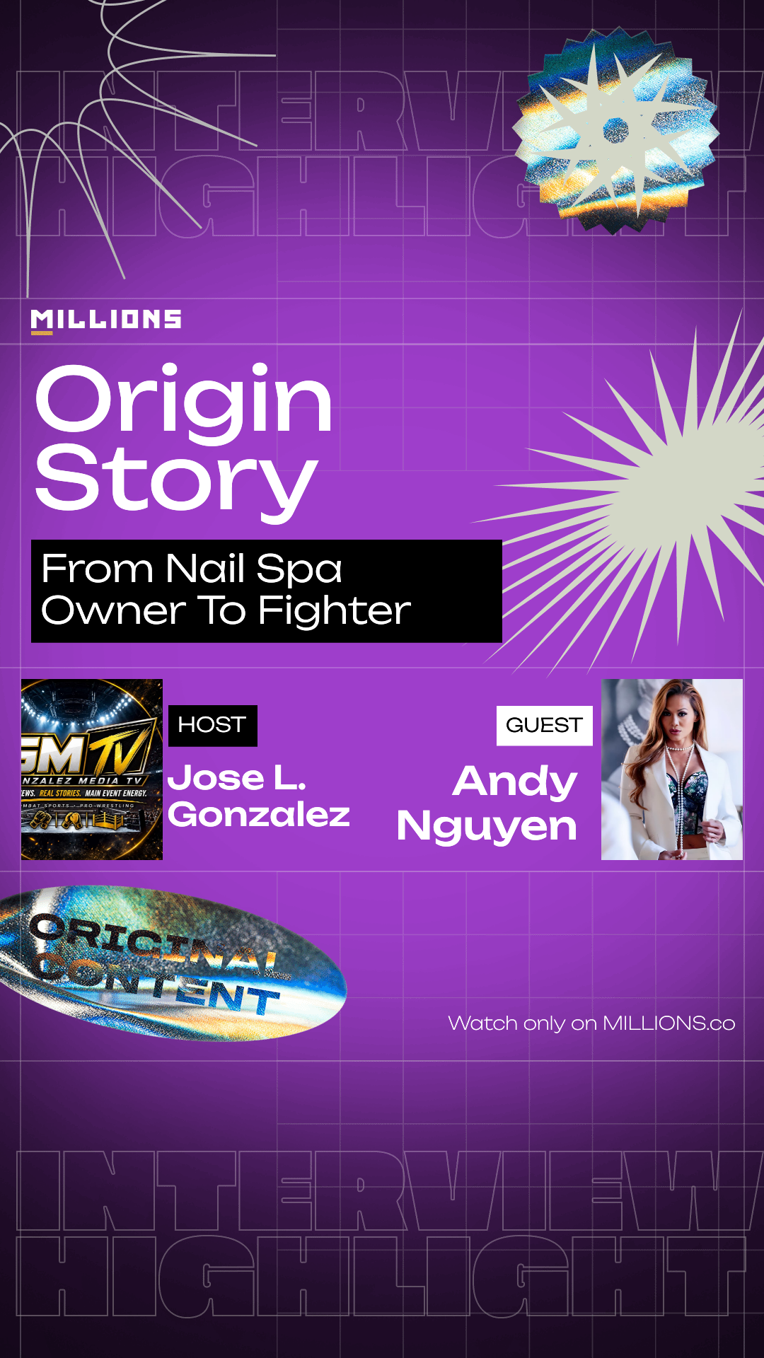 From Nail Spa Owner To Fighter on MILLIONS From Nail Spa Owner To Fighter