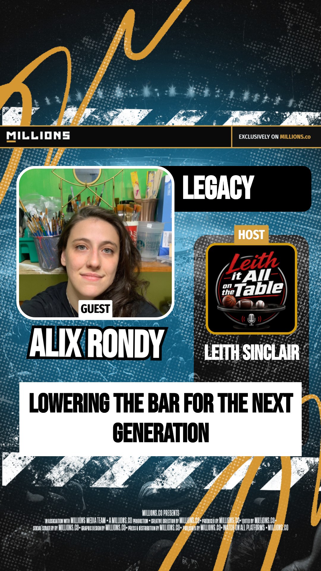 Lowering The Bar For The Next Gener... on MILLIONS Lowering The Bar For The Next Gener...