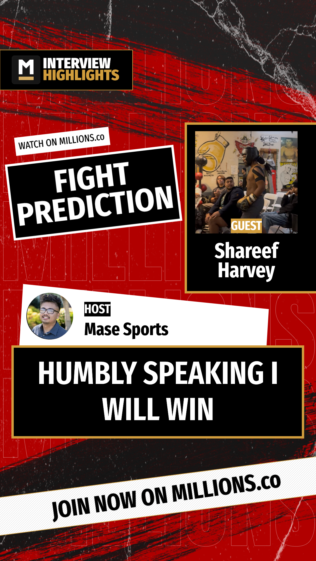 Humbly Speaking I Will Win on MILLIONS Humbly Speaking I Will Win