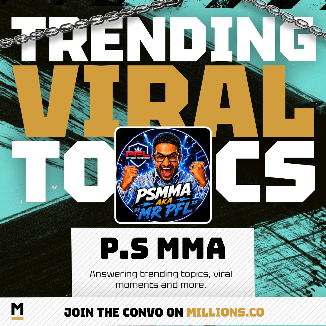 P.S MMA talks about MVP on Netflix, Viral Moments and more on MILLIONS P.S MMA talks about MVP on Netflix, Viral Moments and more