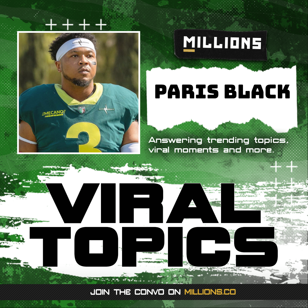 Paris Black Discusses Early Inspirations in Football on MILLIONS Paris Black Discusses Early Inspirations in Football