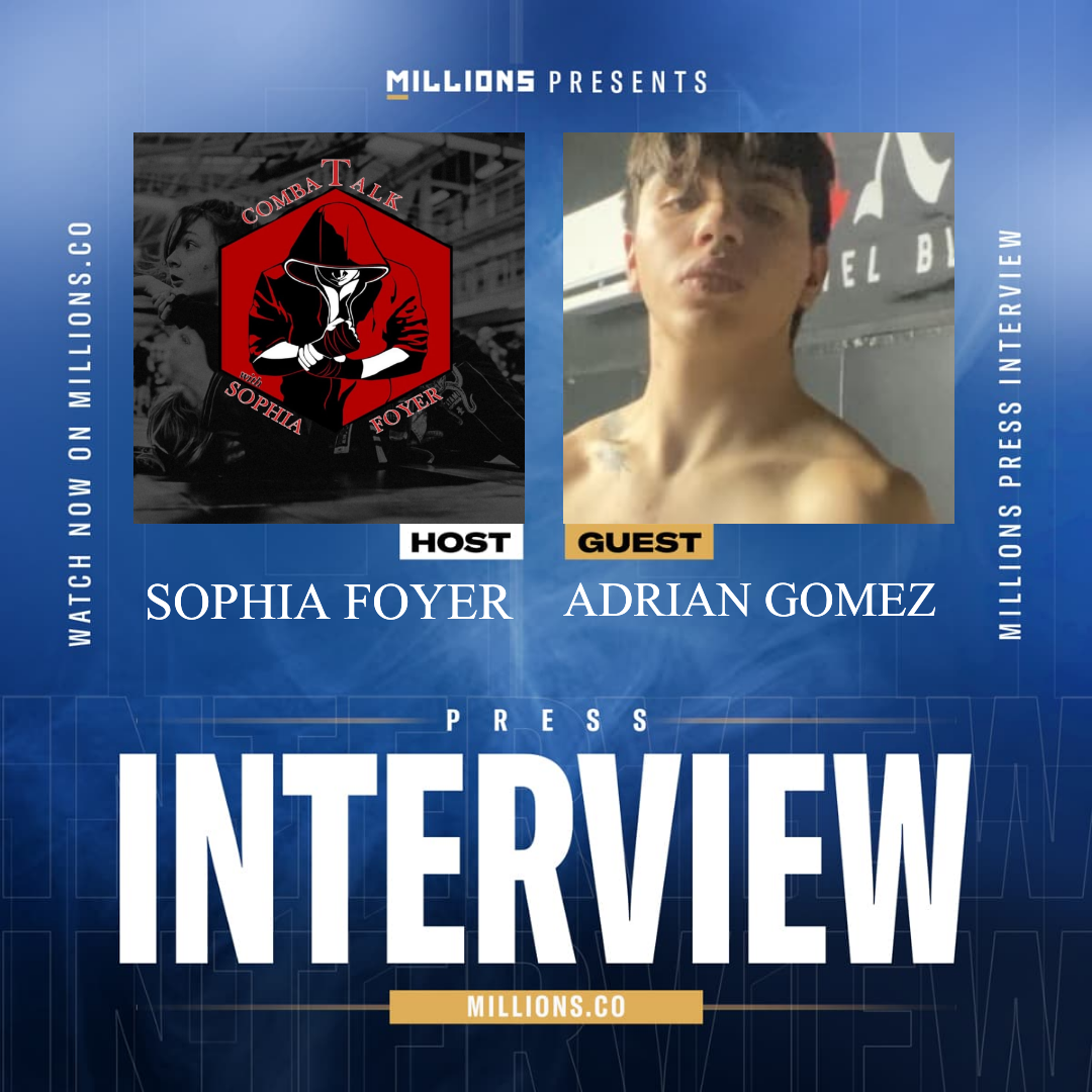 Interview with Adrian Gomez on MILLIONS Interview with Adrian Gomez