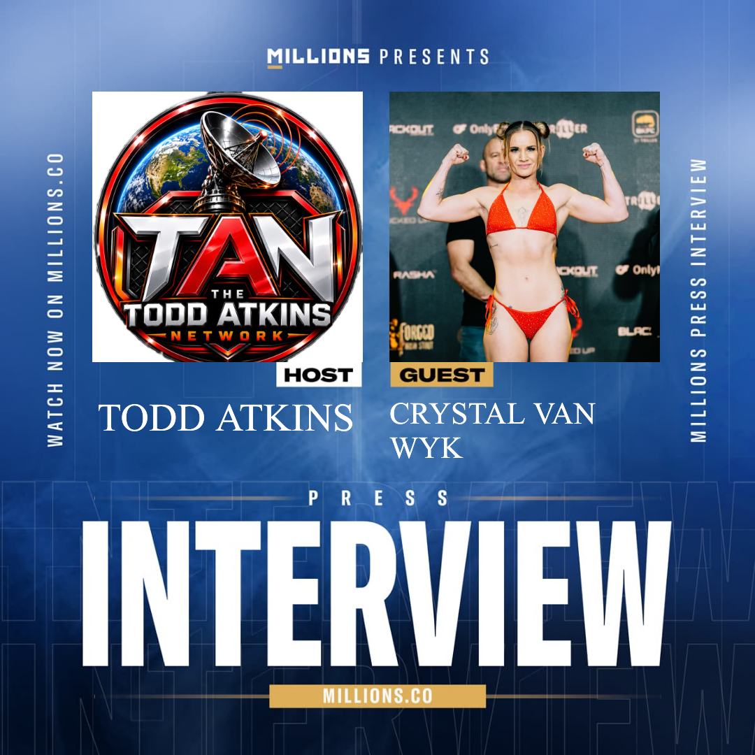 Interview with Crystal Van wyk on MILLIONS Interview with Crystal Van wyk