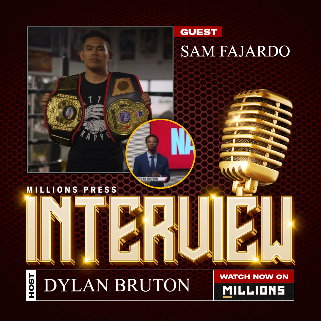 Interview with Sam Fajardo on MILLIONS Interview with Sam Fajardo