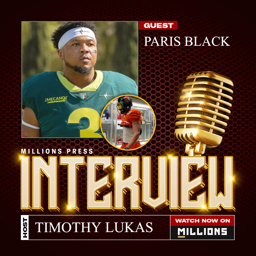 Interview with Paris Black on MILLIONS Interview with Paris Black