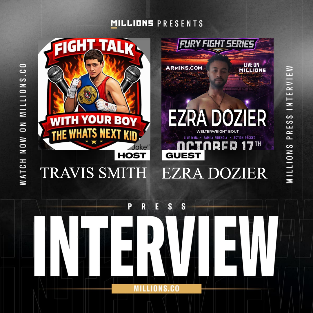 Interview with Ezra Dozier on MILLIONS Interview with Ezra Dozier