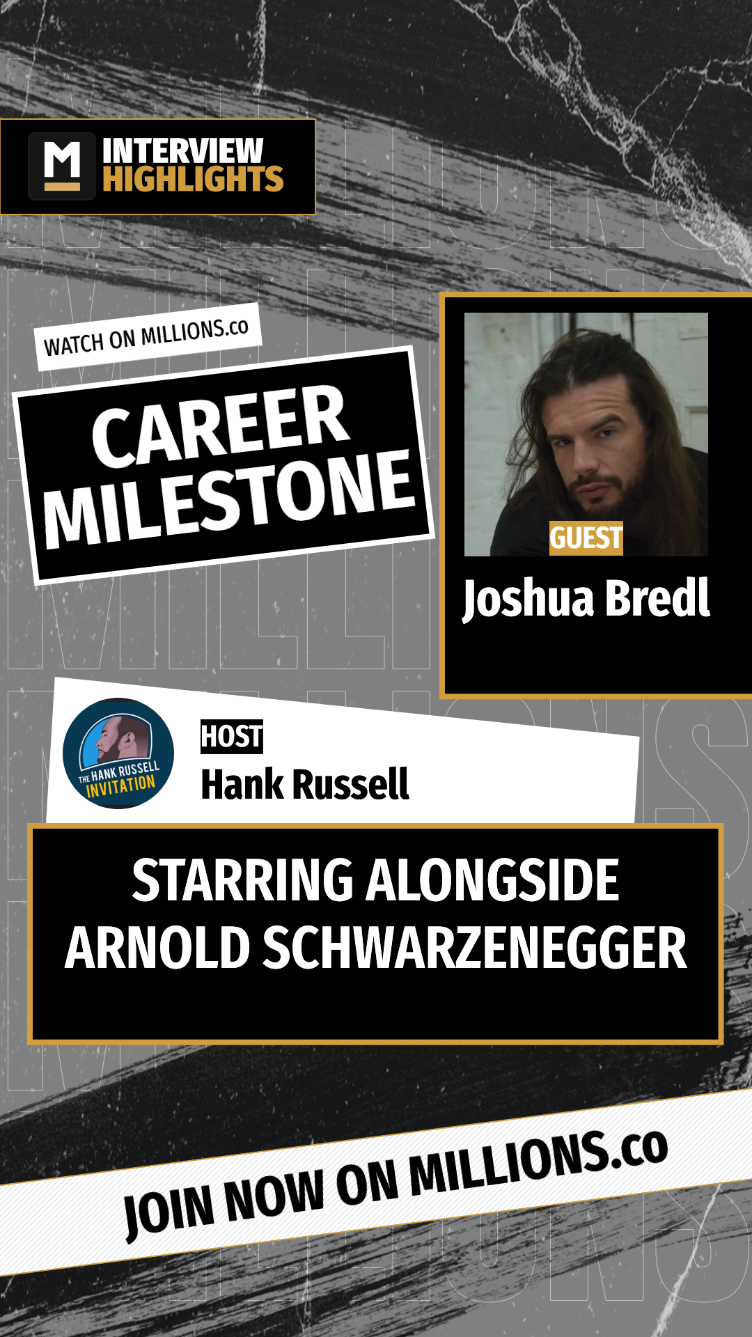 Starring Alongside Arnold Schwarzen... on MILLIONS Starring Alongside Arnold Schwarzen...