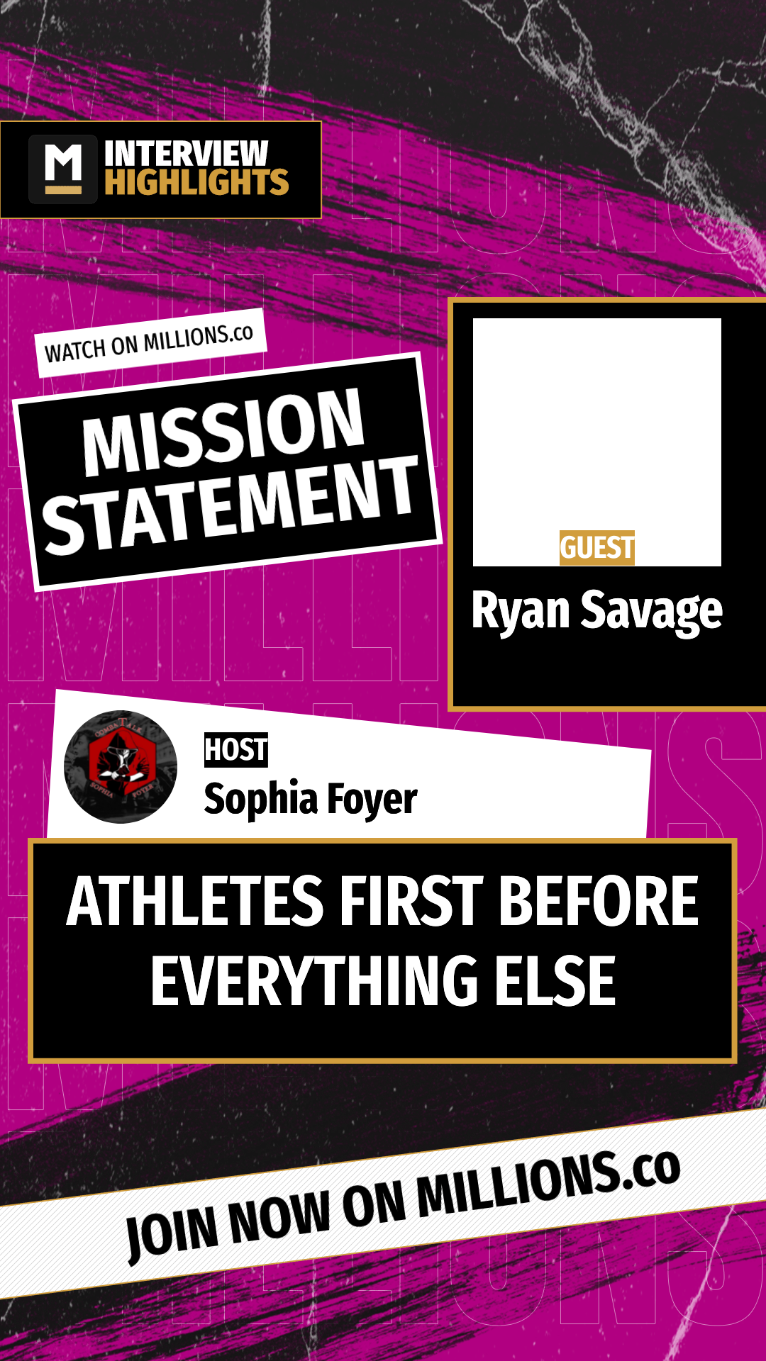 Athletes First Before Everything El... on MILLIONS Athletes First Before Everything El...