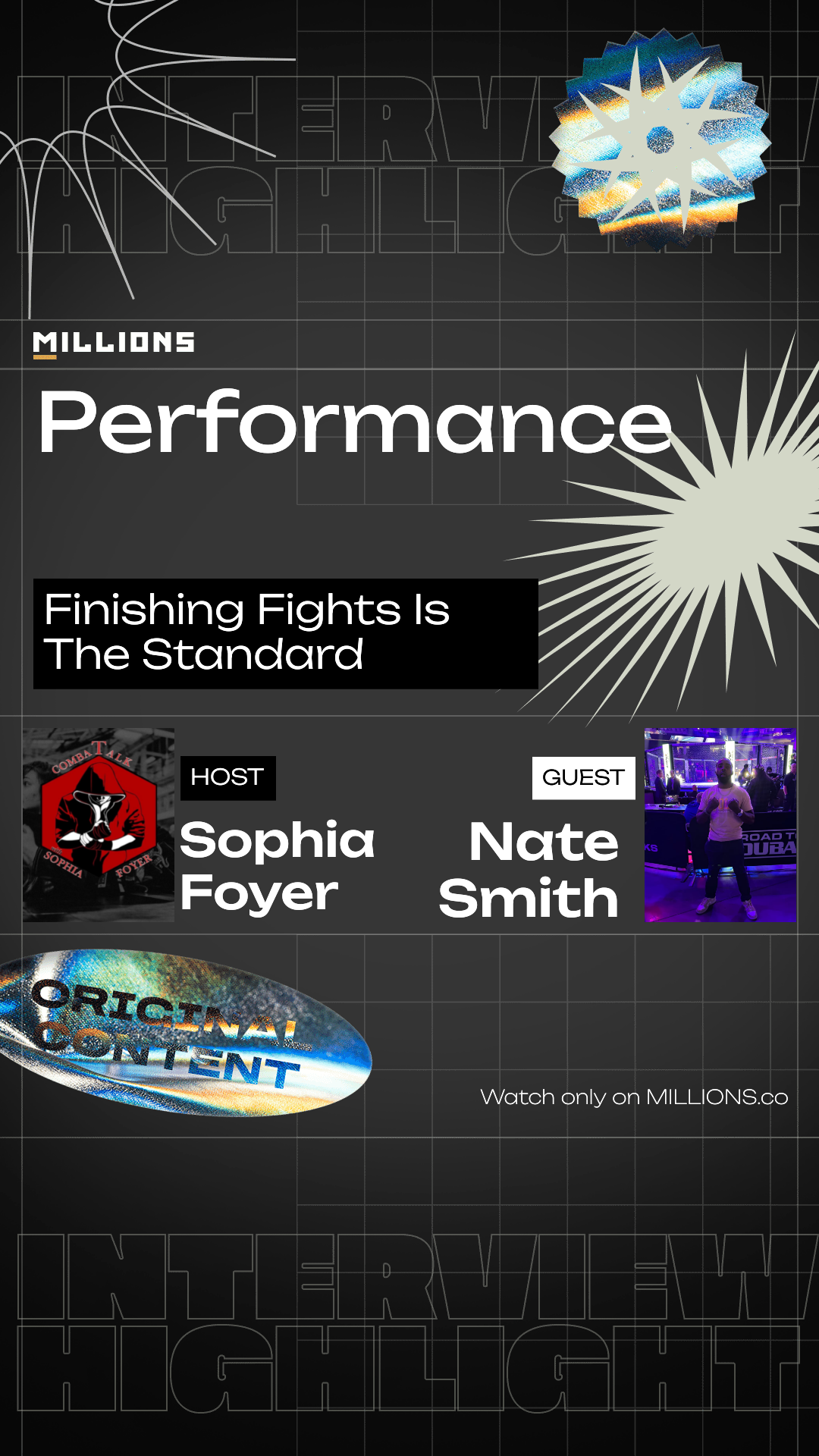 Finishing Fights Is The Standard on MILLIONS Finishing Fights Is The Standard