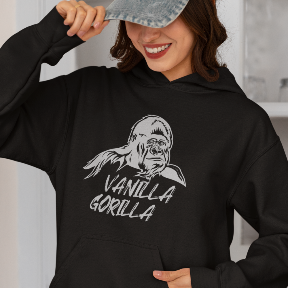 Vanilla Gorilla Christian Echols Unisex Hoodie, Light Logo