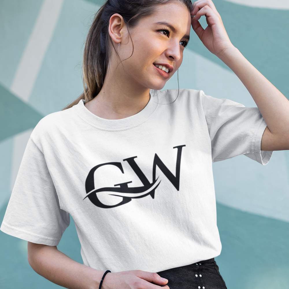 GW by Gift Walker Unisex T-Shirt, Black Logo