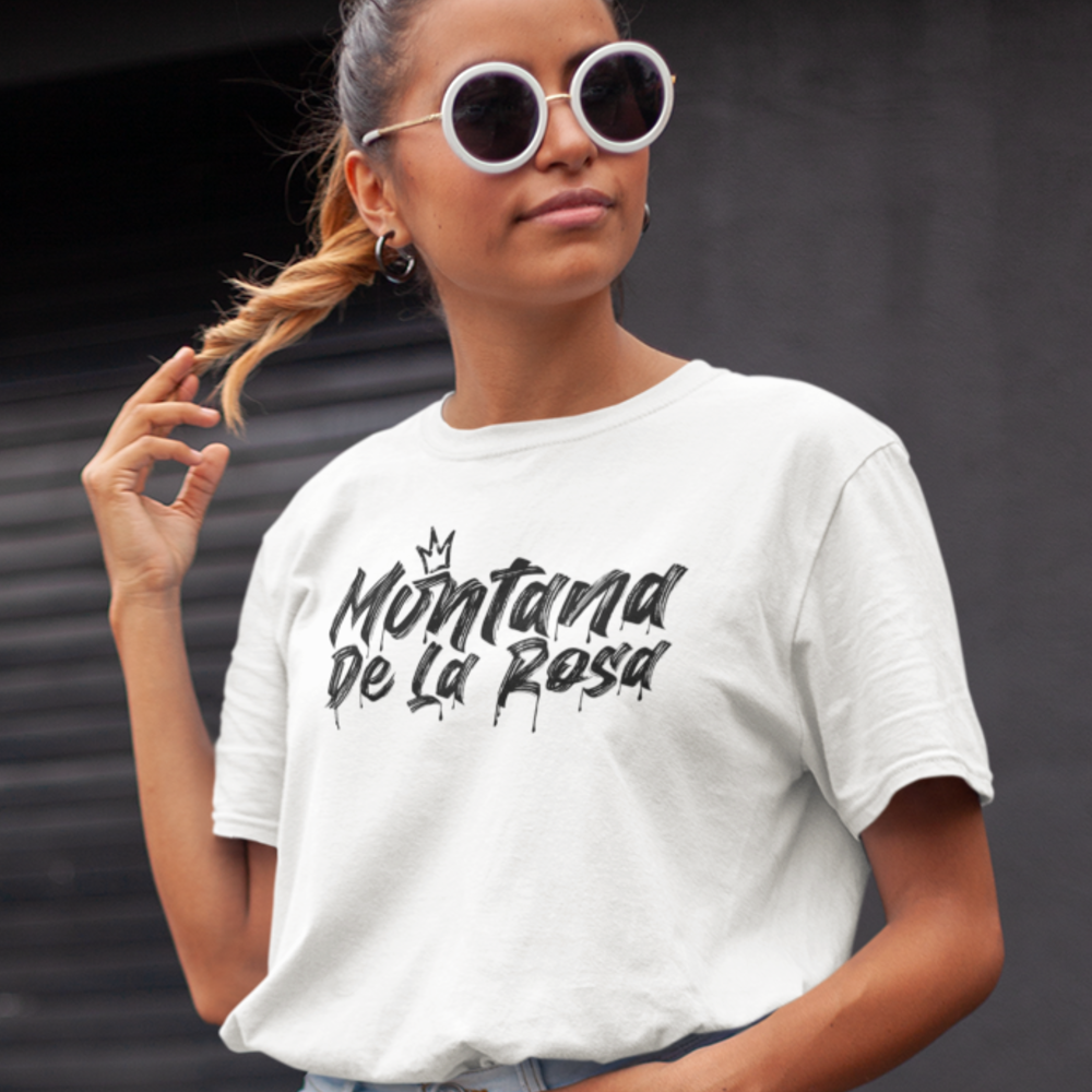 Montana Delarosa Women's T-Shirt, Black Logo