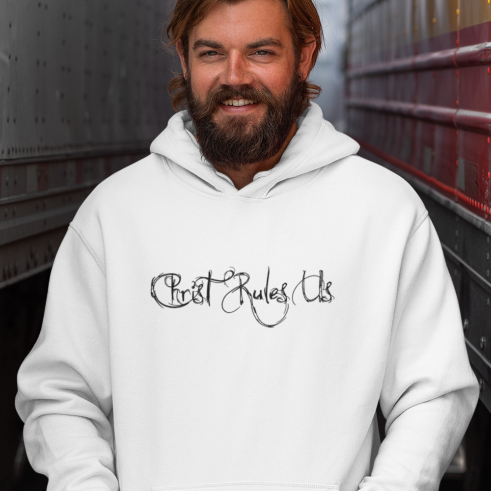 CRU by Vernon Fox Men's Hoodie, Black Logo