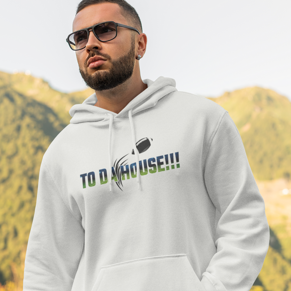 To Da House by Patrick Jackson Unisex Hoodie, Dark Logo