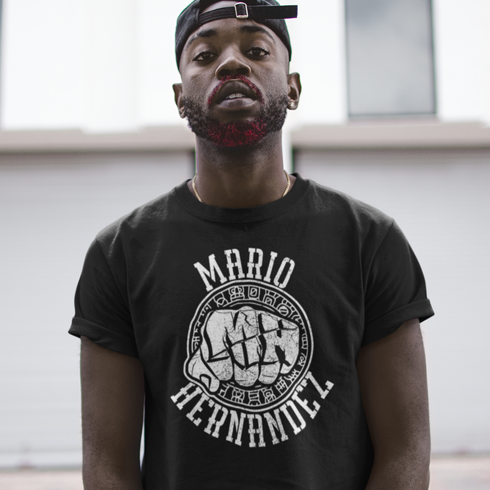 Mighty Mario Hernandez T-Shirt, White Logo