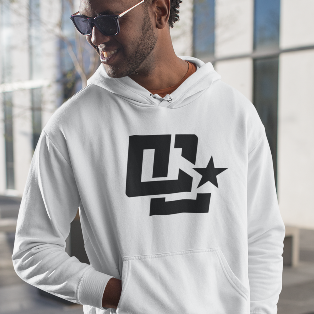 Colton Loud Men's Hoodie, White Logo