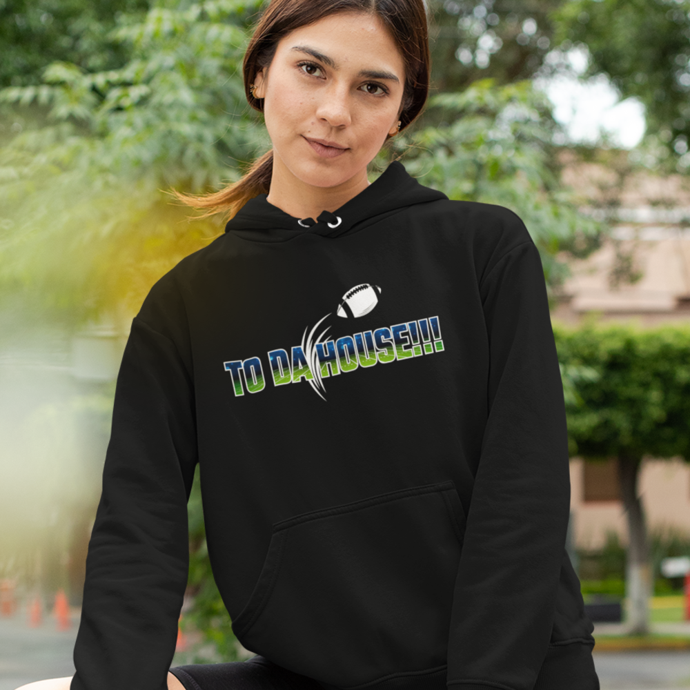  To Da House by Patrick Jackson Unisex Hoodie, Light Logo