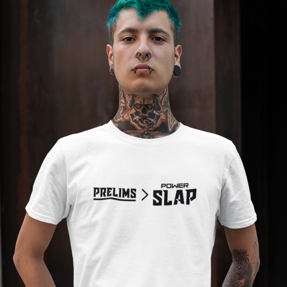  Power Slap Fight Bananas Unisex T-Shirt, Dark Logo