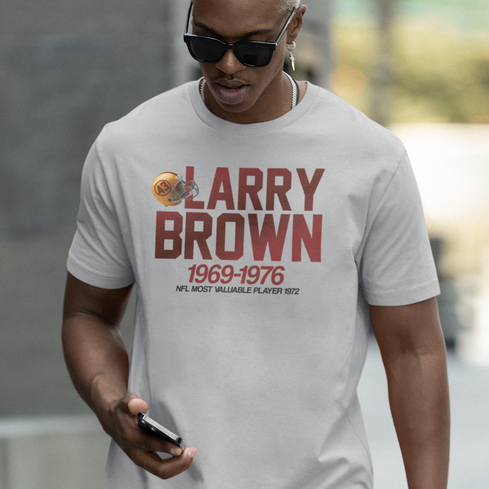 Larry Brown T-Shirt, Red Logo