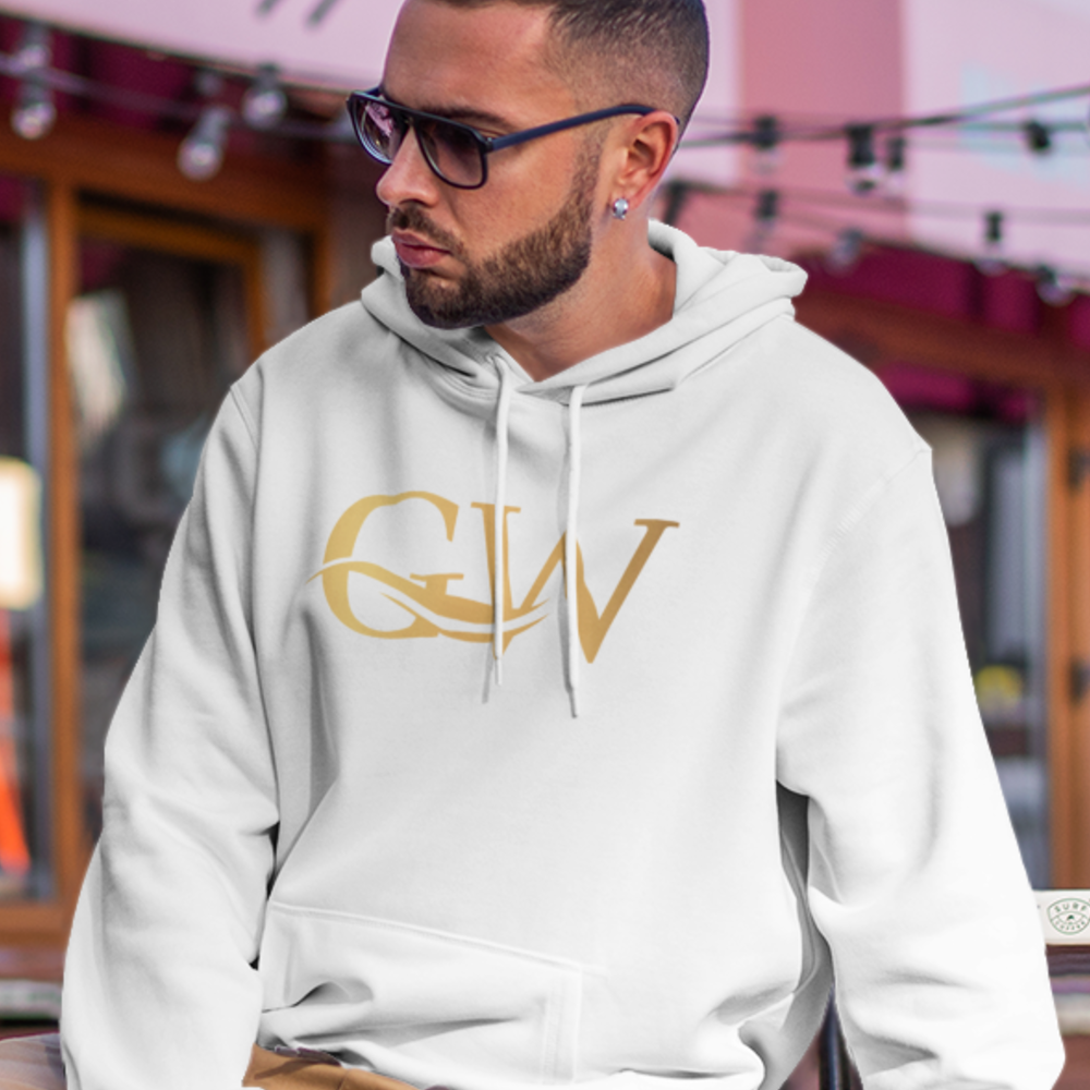 GW by Gift Walker Unisex Hoodie, Gold Logo