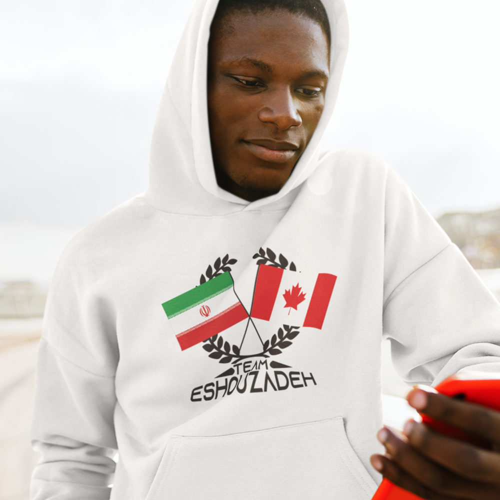 Team Eshouzadeh Hoodie, Black Logo