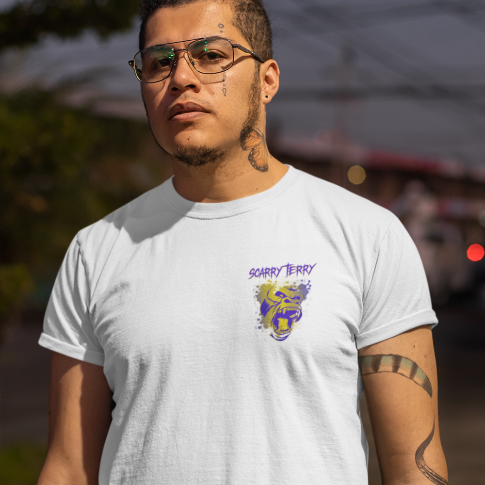 “Golden APE” by Terry Hunter Jr T-Shirt, Mini Logo