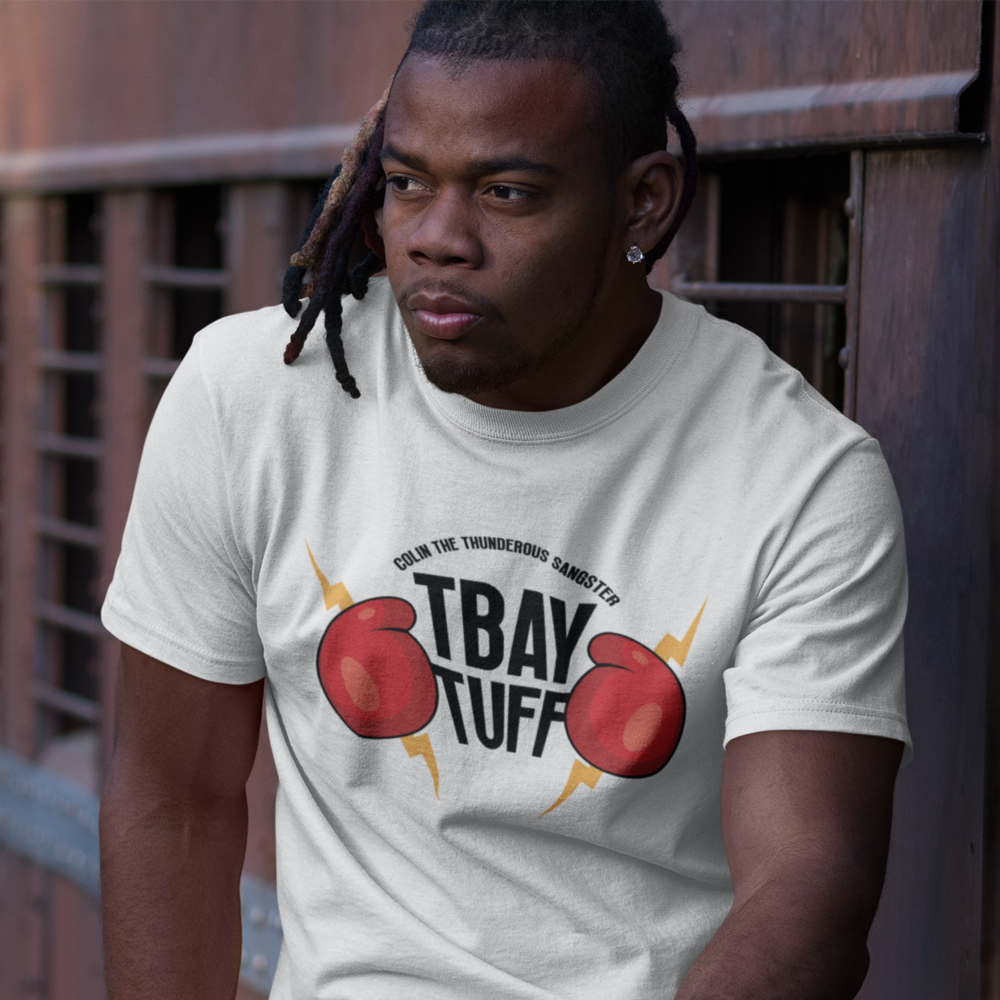 TBAY TUFF II by Colin Sangster, T-Shirt, Black Logo