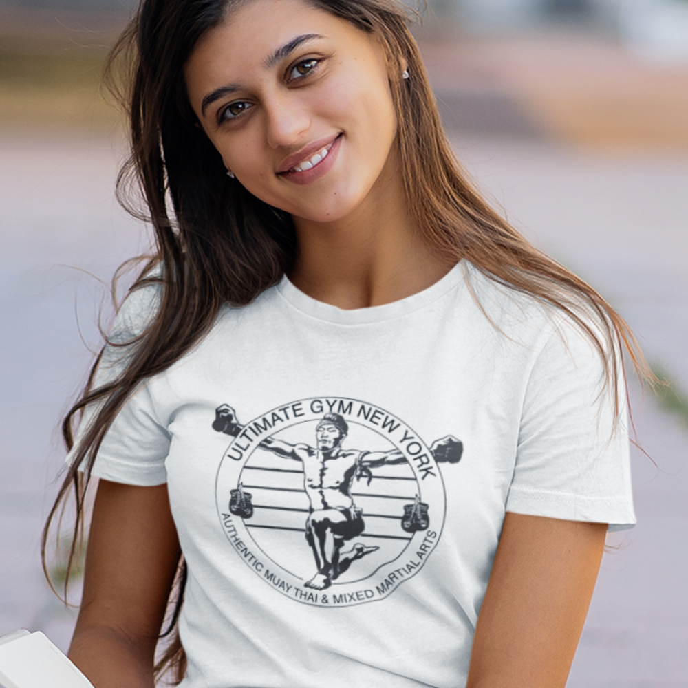 Ultimate Gym New York Tshirt, Black Logo
