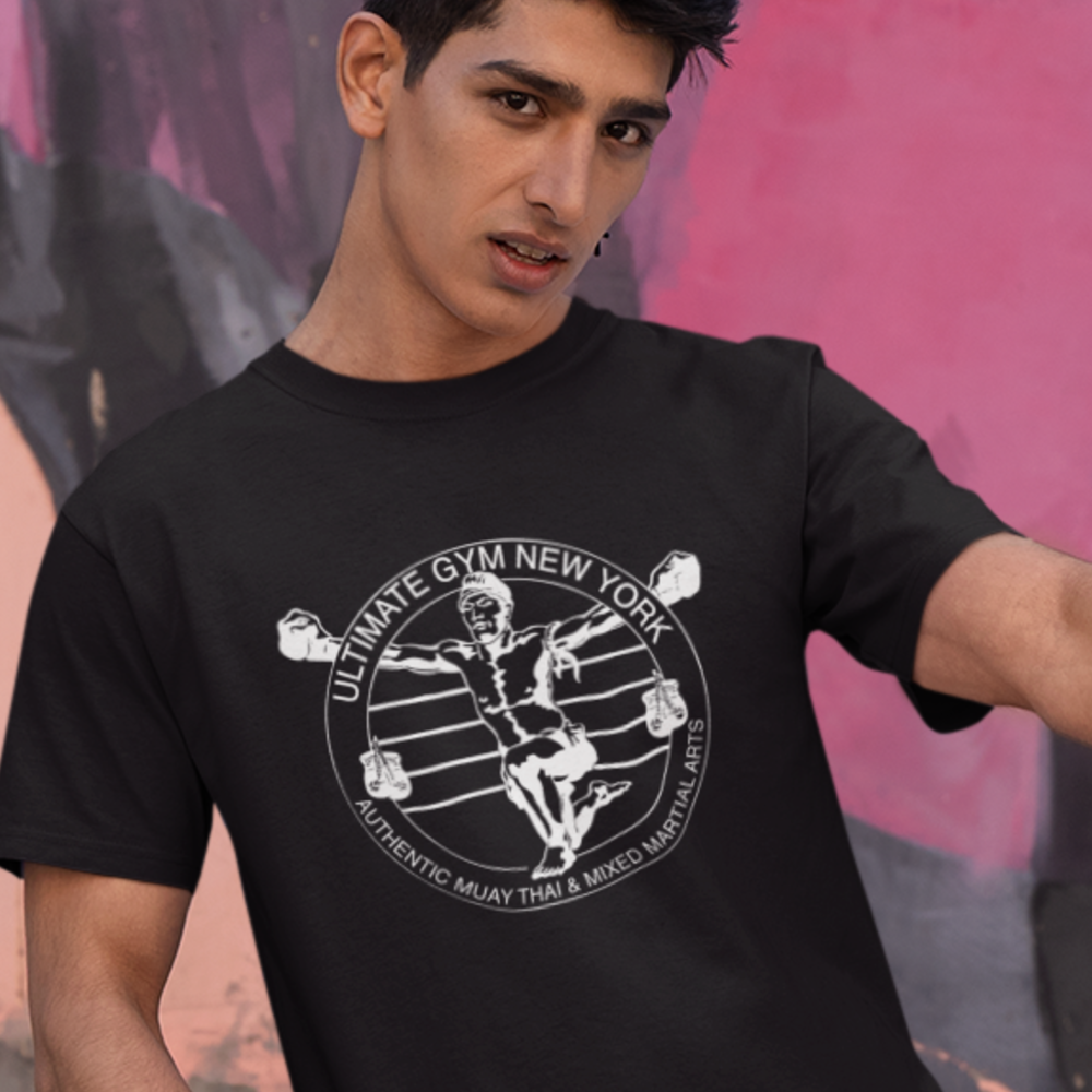 Ultimate Gym New York Tshirt, White Logo