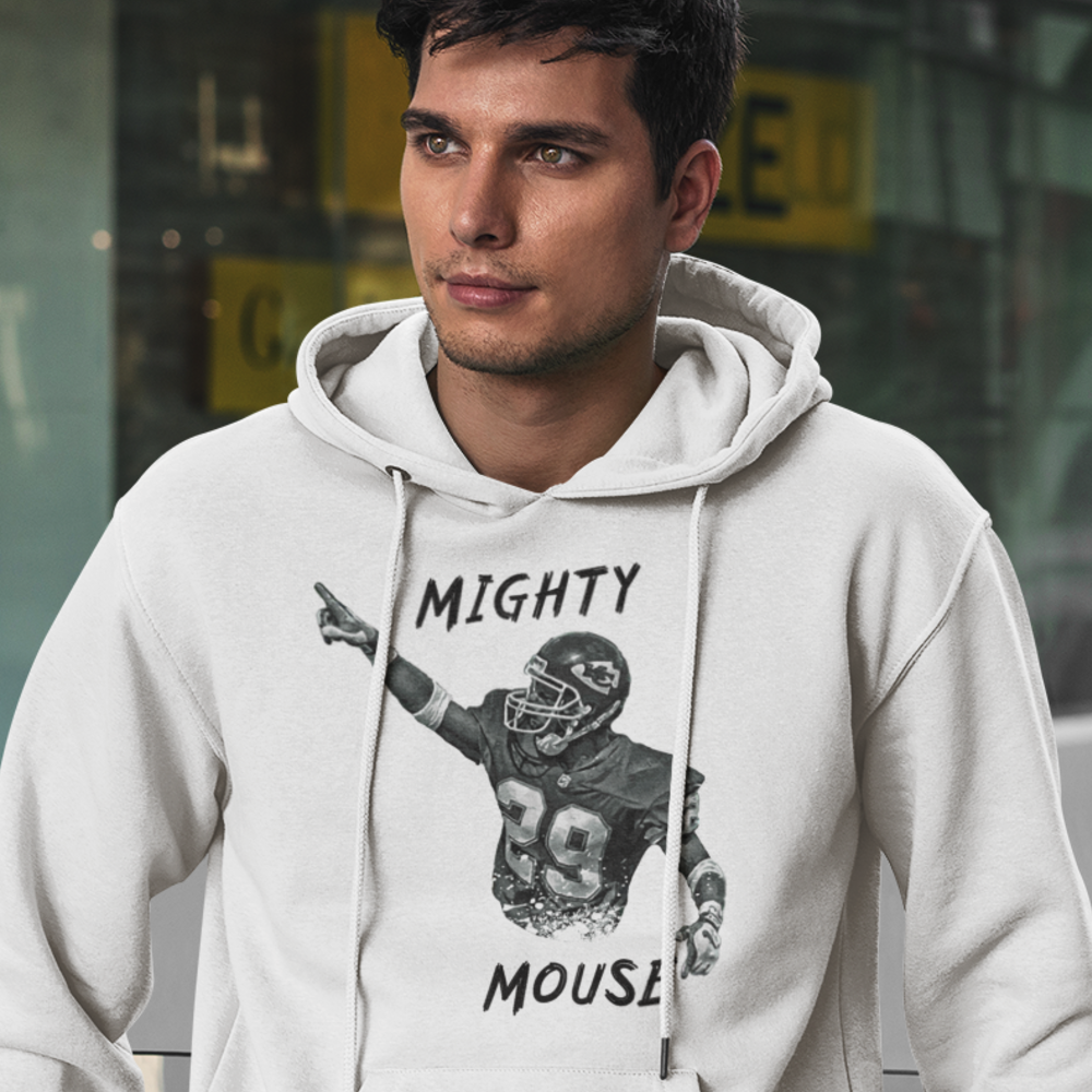 Mark McMillian "Mighty Mouse" Hoodie, Black Logo