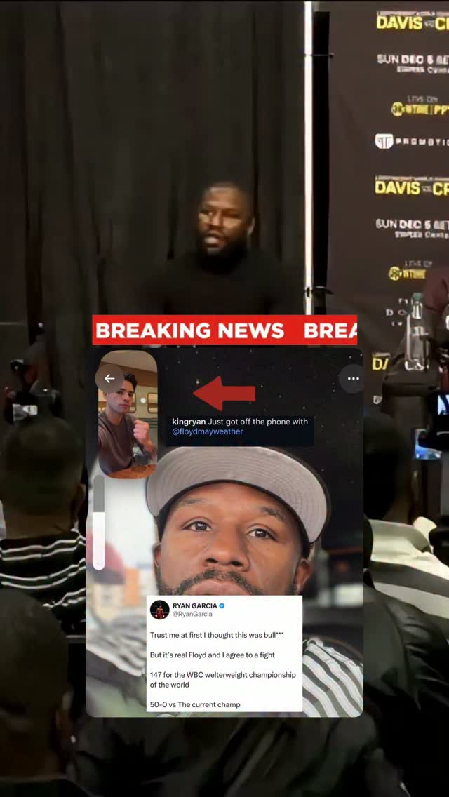 Floyd Mayweather Jr. vs Ryan Garcia...