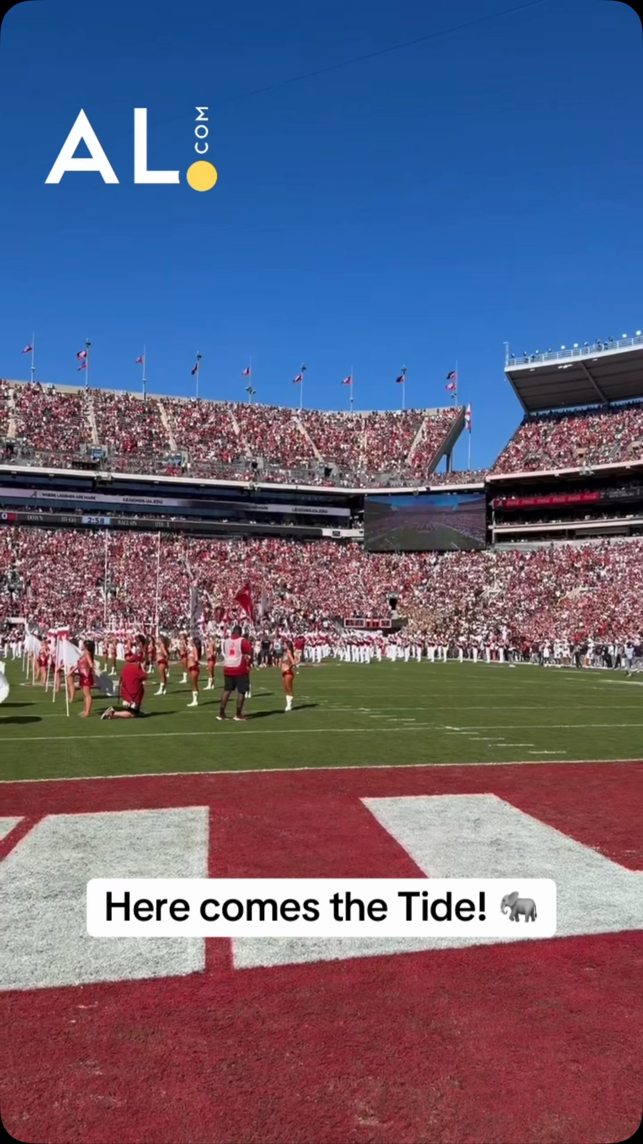 Alabama vs Texas A&M is underway!