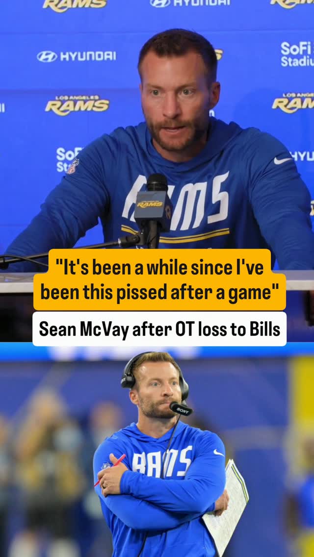 Sean McVay's Reaction to Overtime L...