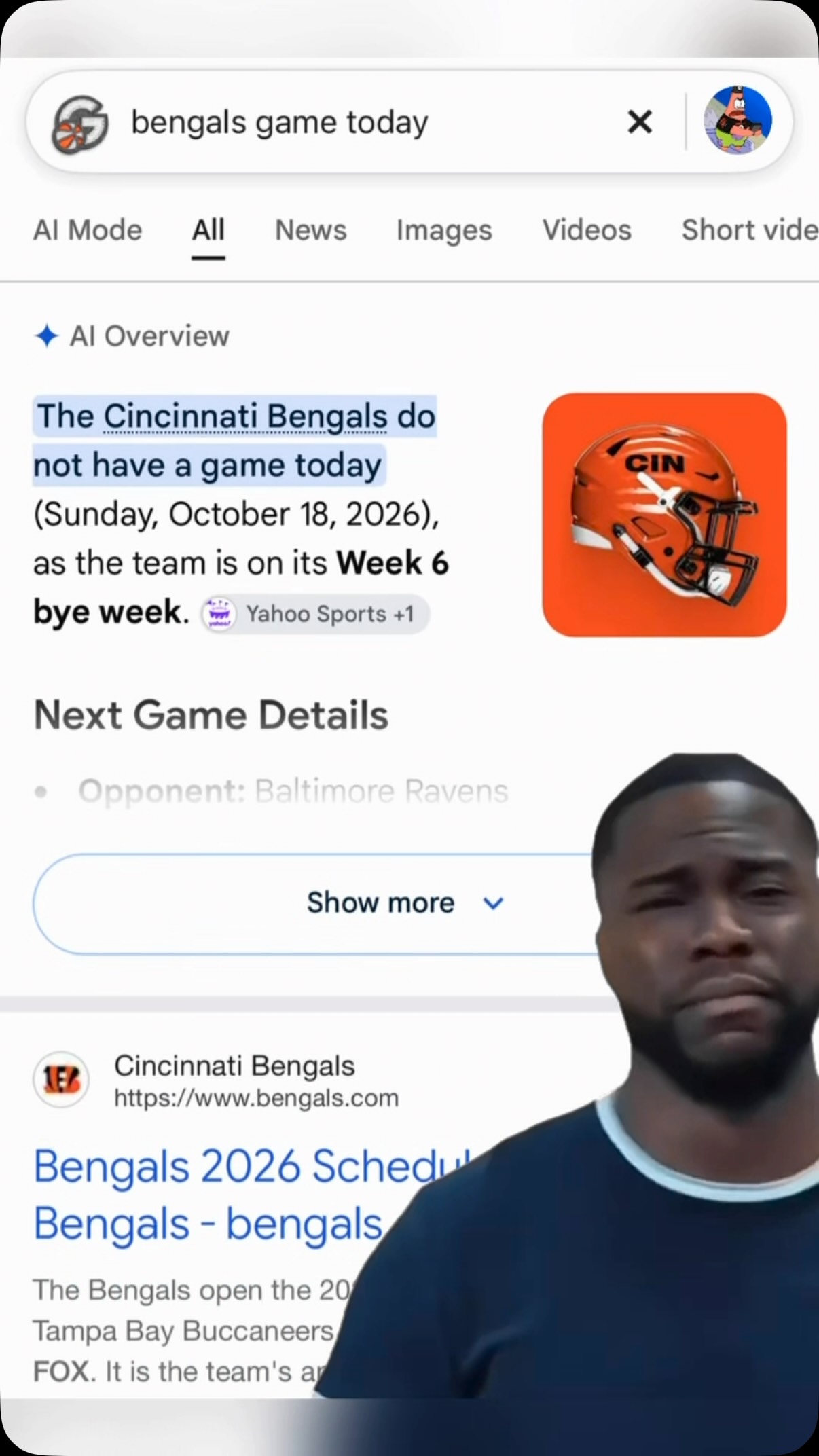 Bengals Bye Week Means No Game Toda...