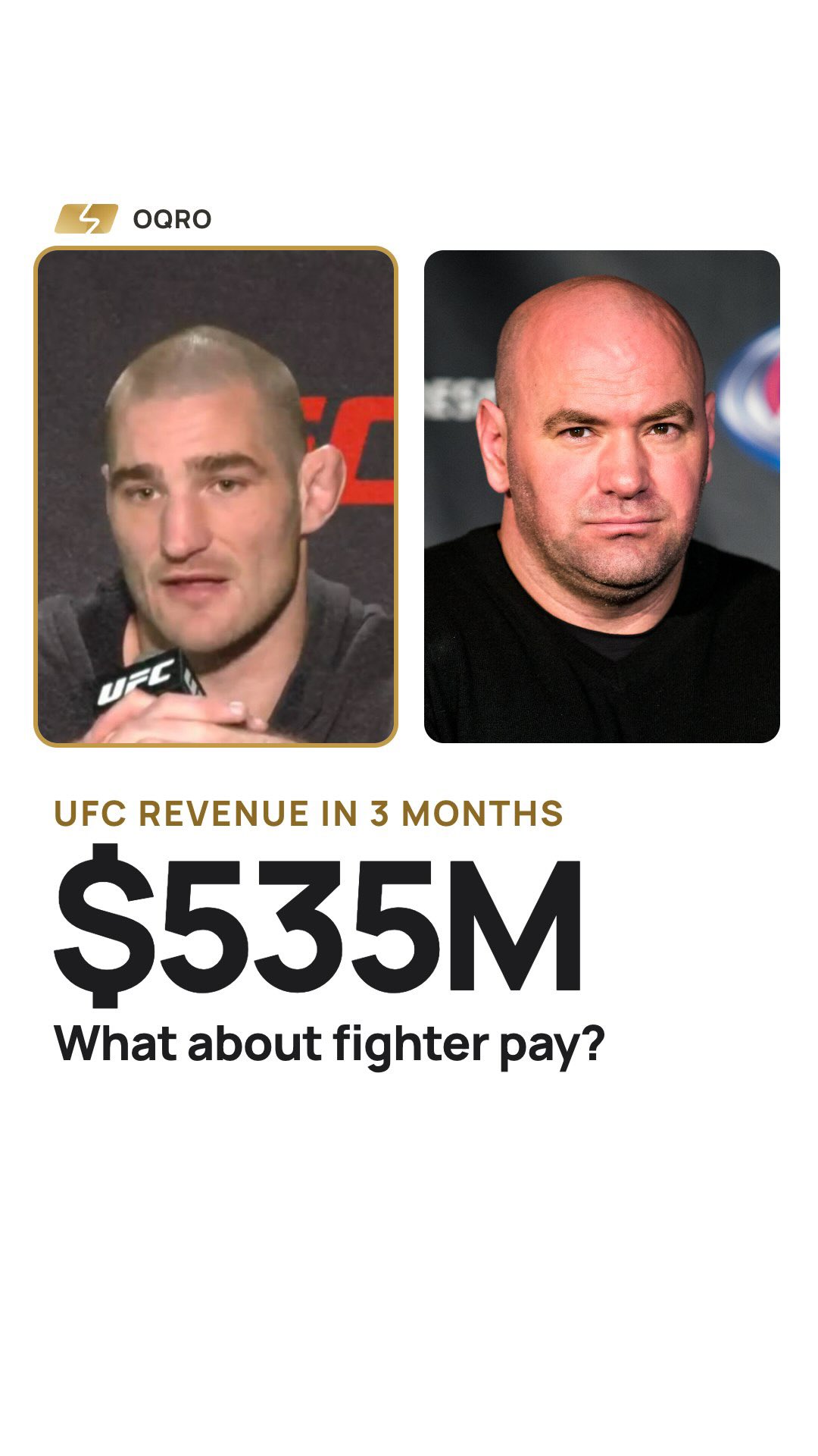 UFC revenue and fighter pay compari... on MILLIONS UFC revenue and fighter pay compari...