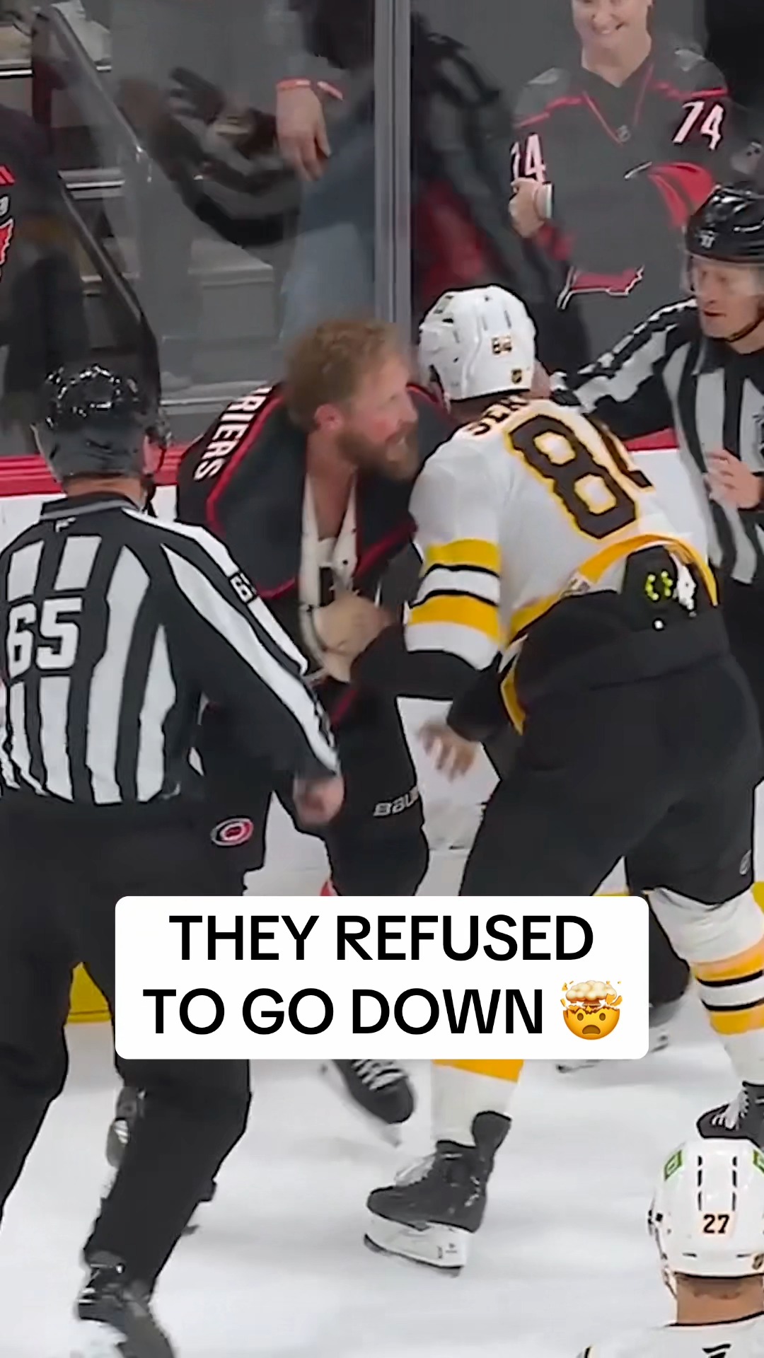 Hockey Players Refuse to Go Down in...