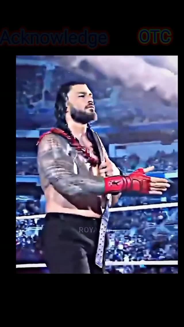 Roman Reigns displays his attitude ...
