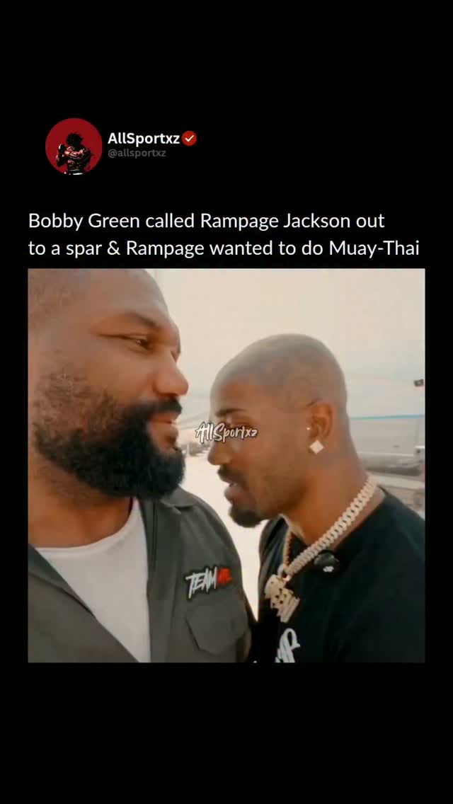 Bobby Green and Rampage Jackson dis...