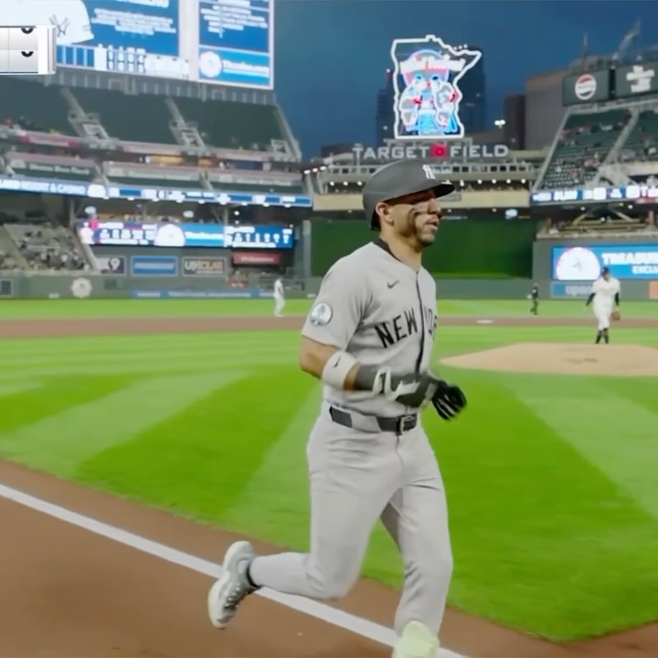 Jose Caballero rounds the bases for...